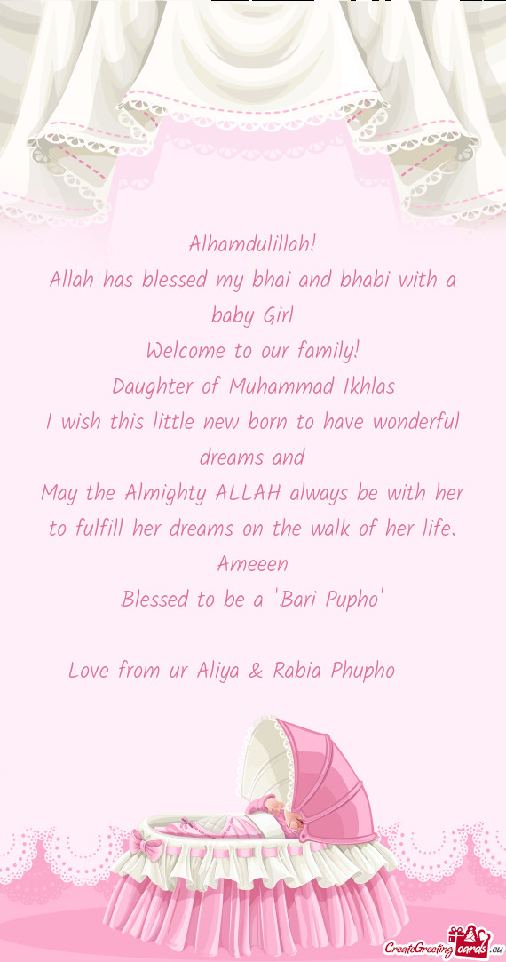 Daughter of Muhammad Ikhlas