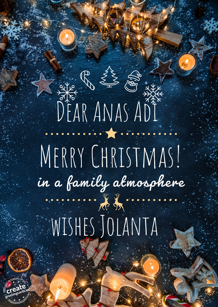 Dear Anas Adi wishes Jolanta