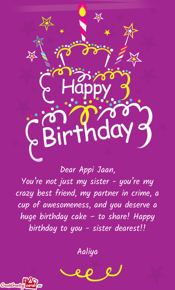 Dear Appi Jaan