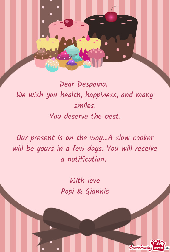 Dear Despoina