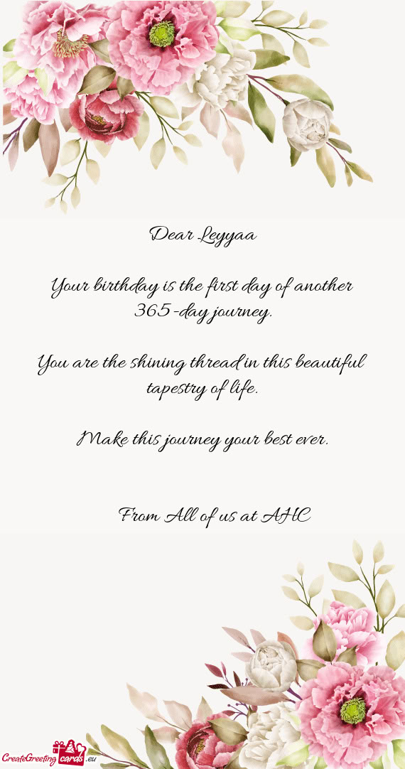 Dear Leyyaa