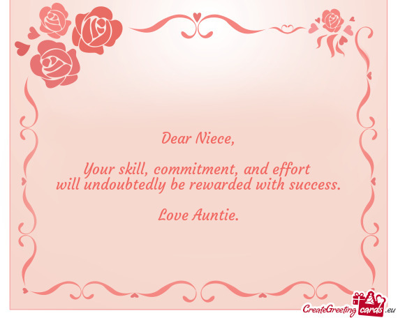 Dear Niece
