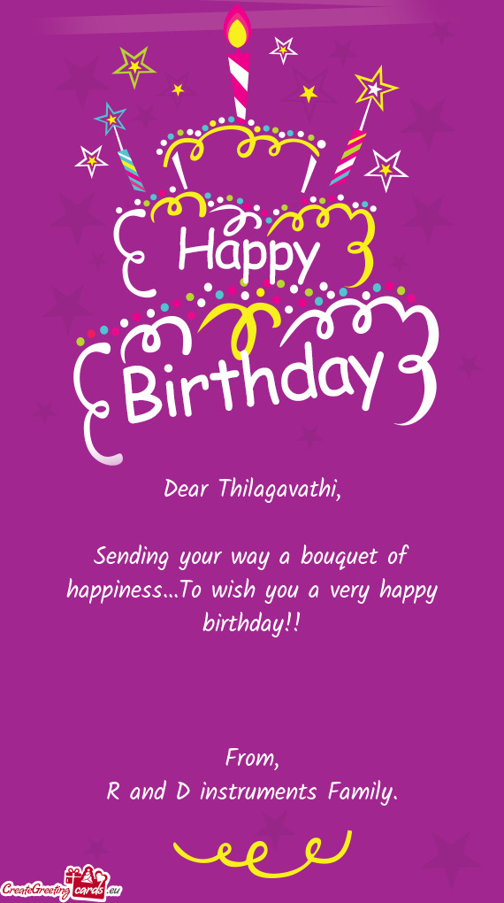 Dear Thilagavathi