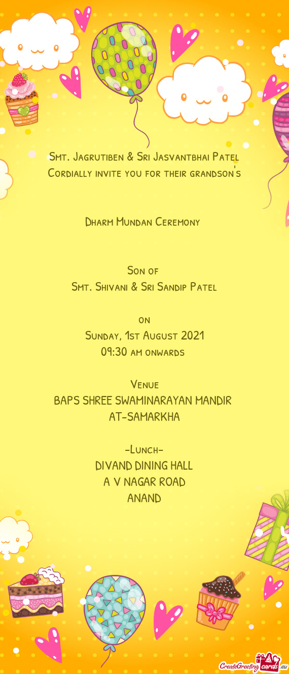 Dharm Mundan Ceremony