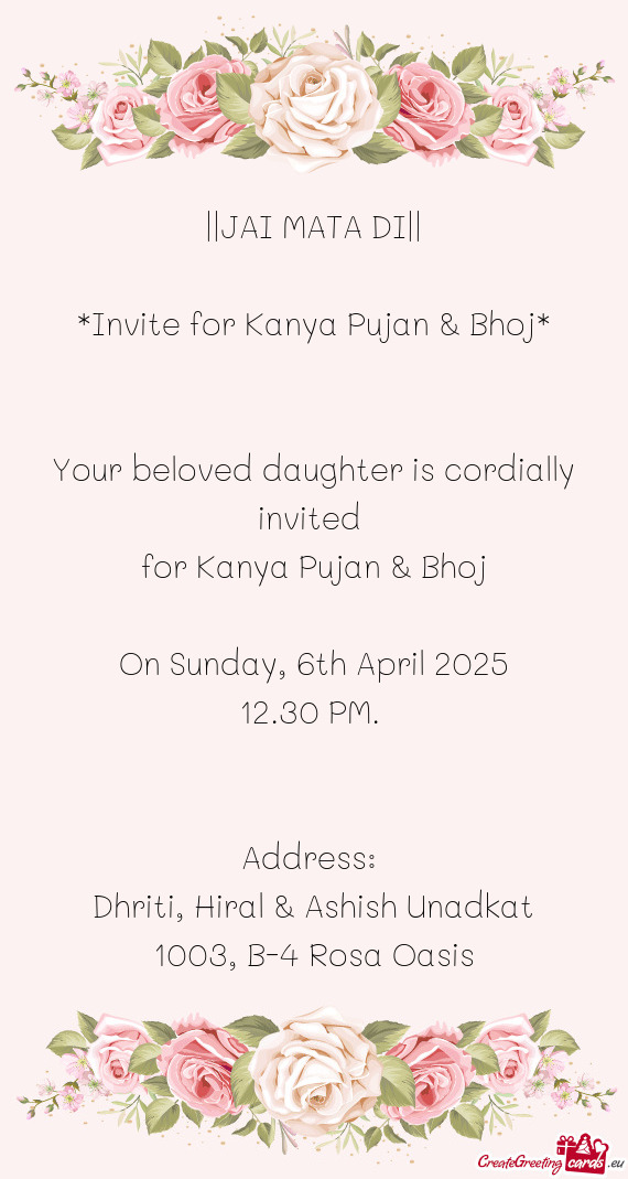 Dhriti, Hiral & Ashish Unadkat