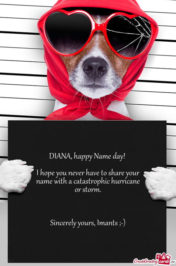 DIANA, happy Name day