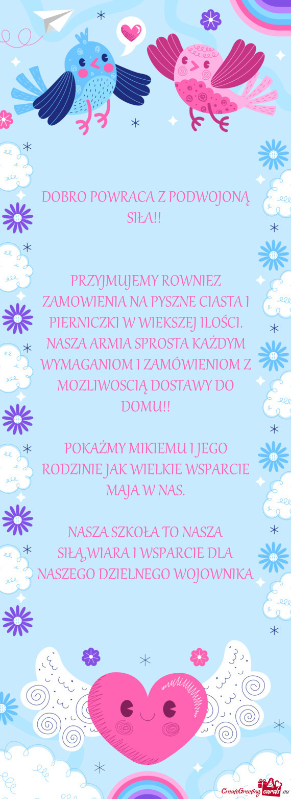 DOBRO POWRACA Z PODWOJONĄ SIŁA