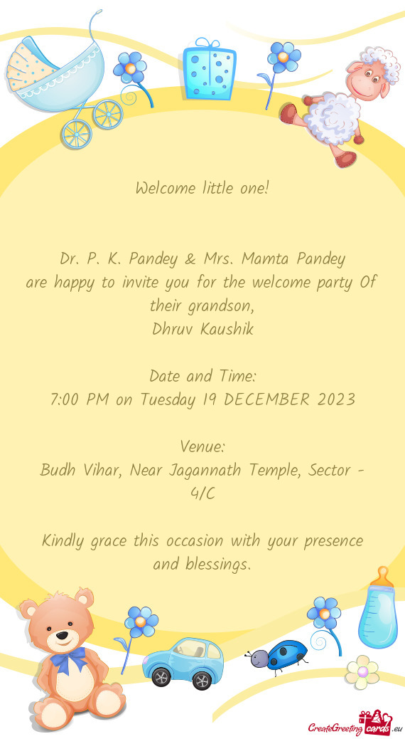 Dr. P. K. Pandey & Mrs. Mamta Pandey
