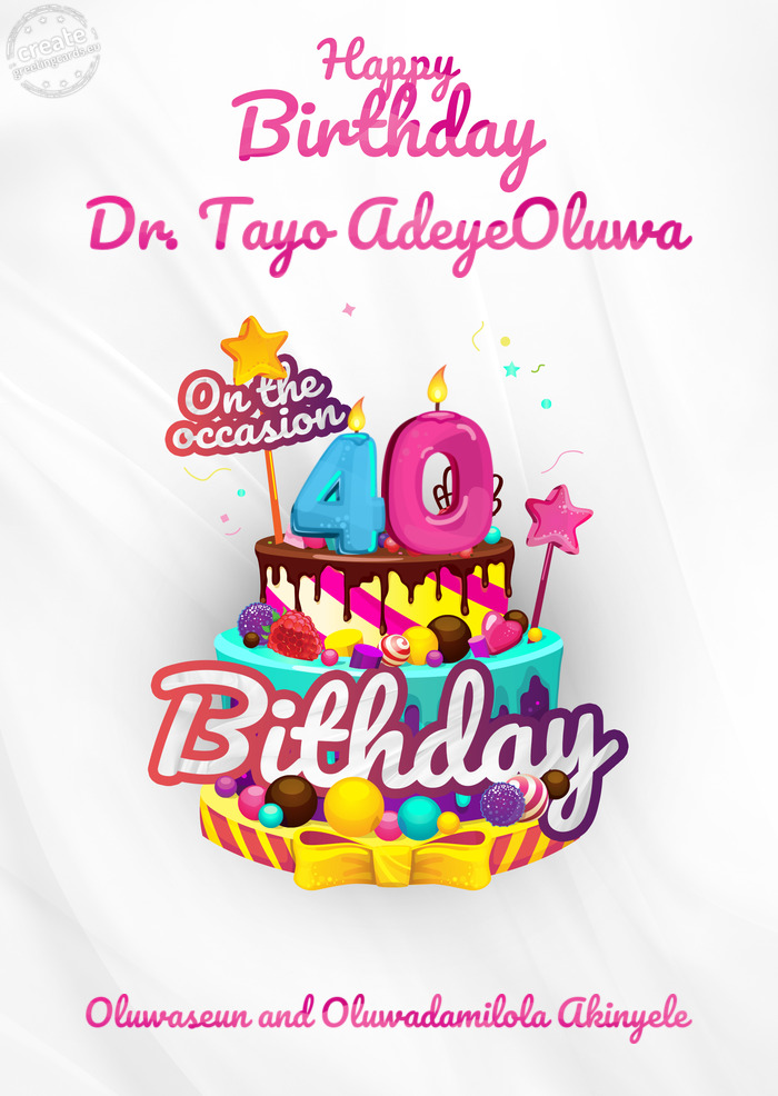 Dr. Tayo AdeyeOluwa