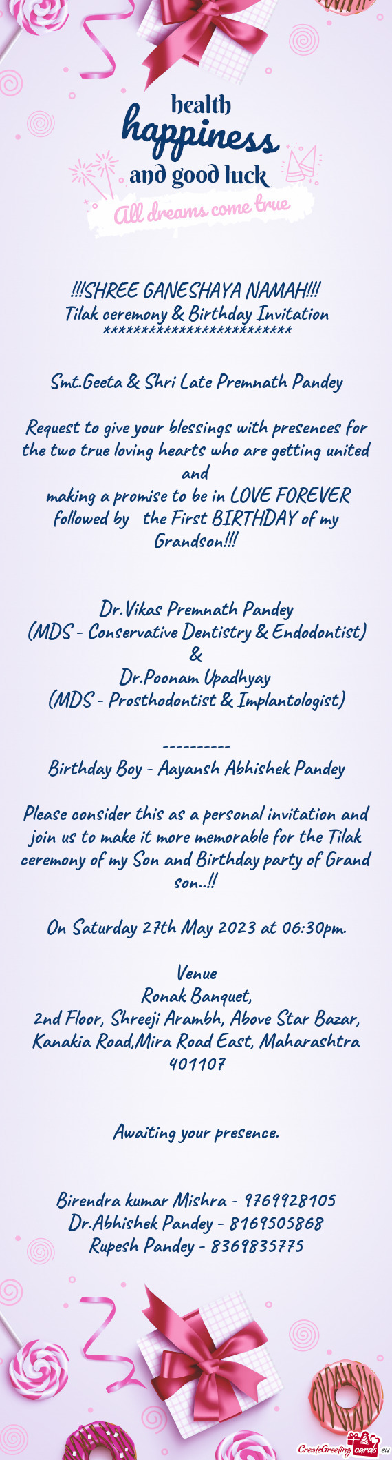 Dr.Vikas Premnath Pandey