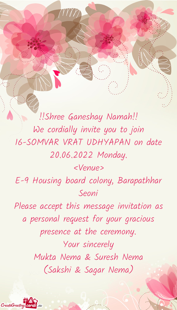 E-9 Housing board colony, Barapathhar Seoni