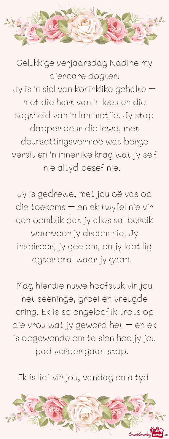 Elf nie altyd besef nie