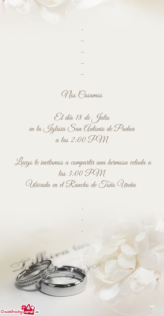 En la Iglesia San Antonio de Padua