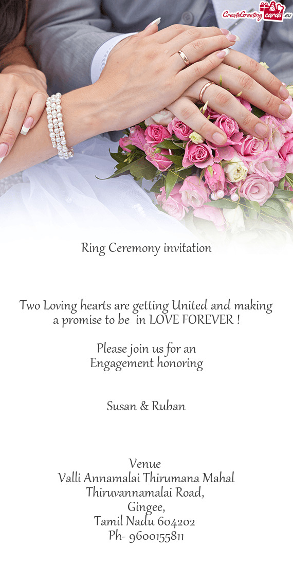 Engagement honoring