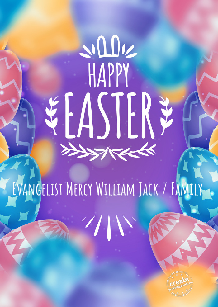 Evangelist Mercy William Jack / Family