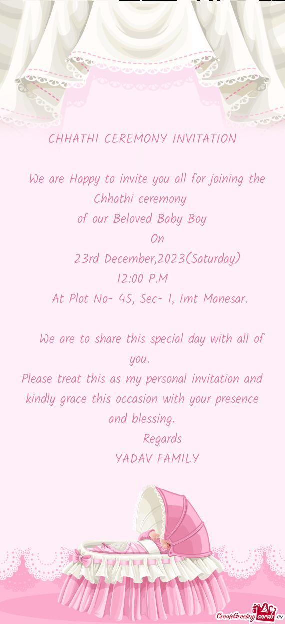 F our Beloved Baby Boy  On  23rd December