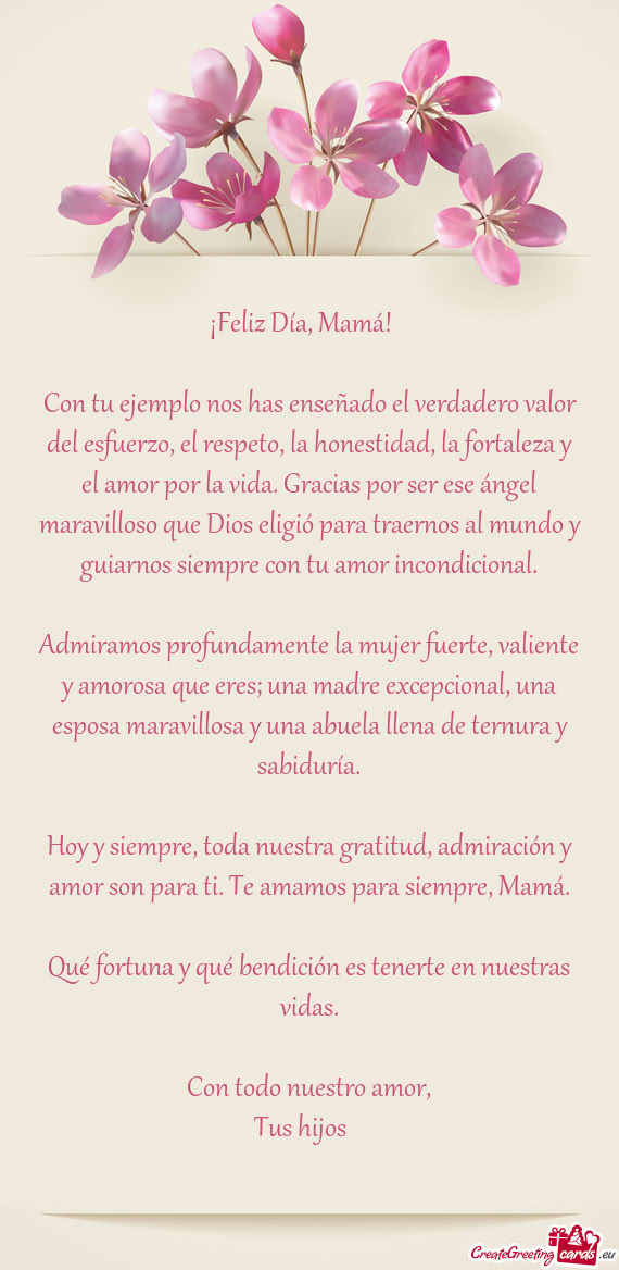 ¡Feliz Día, Mamá! 💖