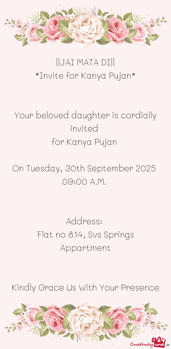 Flat no 814, Svs Springs Appartment