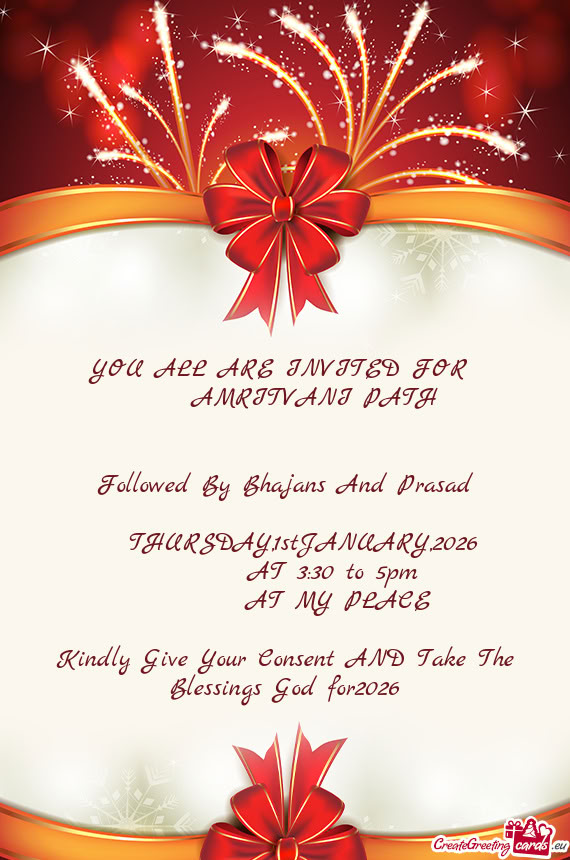 Followed By Bhajans And Prasad