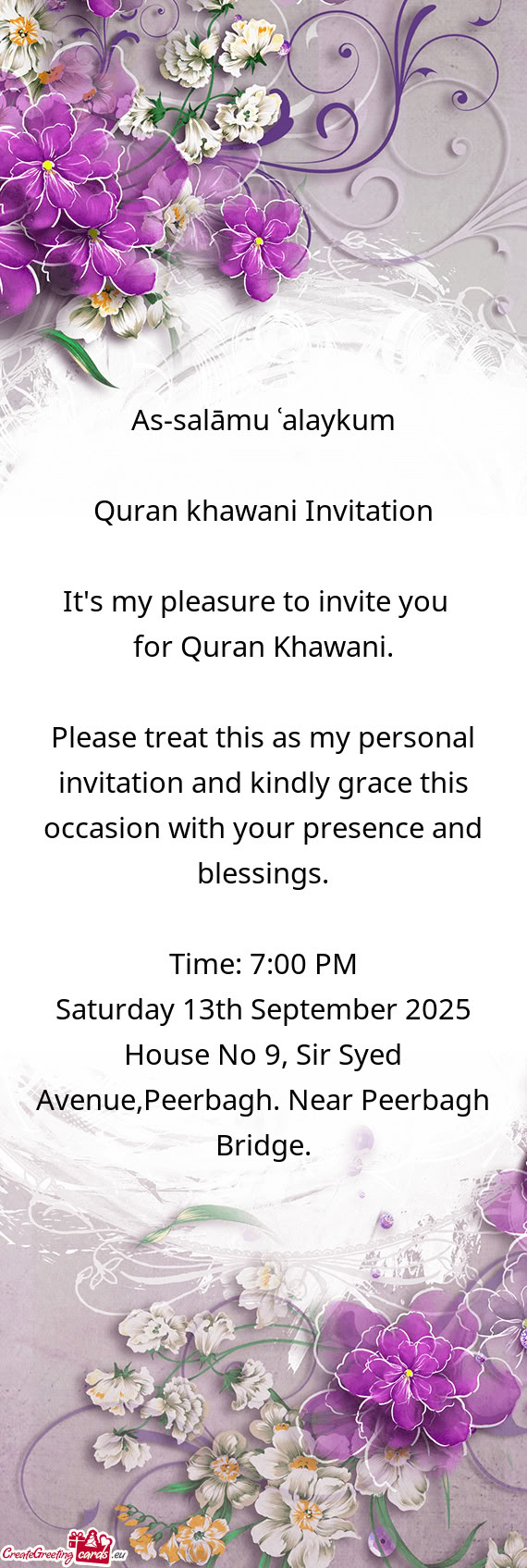 For Quran Khawani