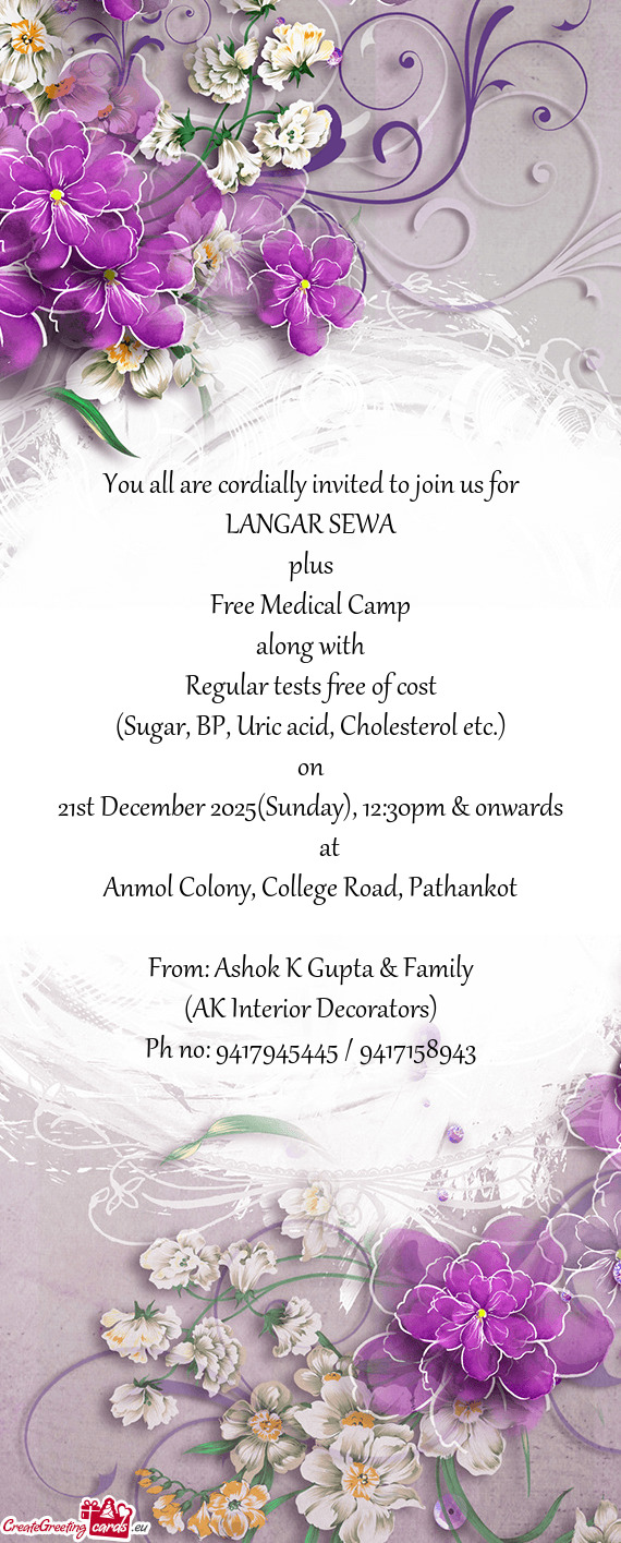 Free Medical Camp