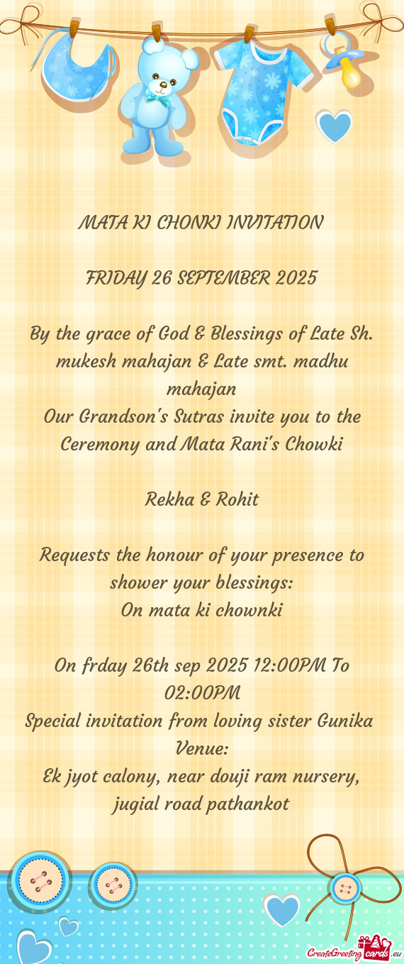 FRIDAY 26 SEPTEMBER 2025