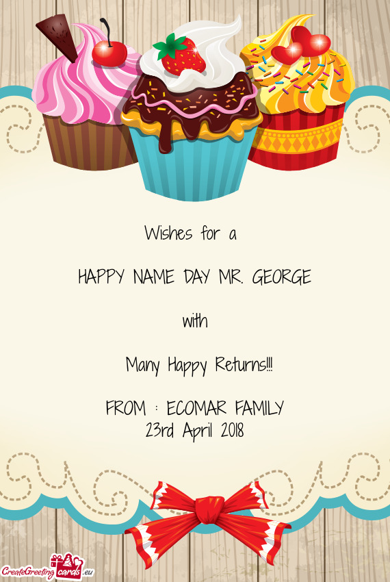 FROM : ECOMAR FAMILY