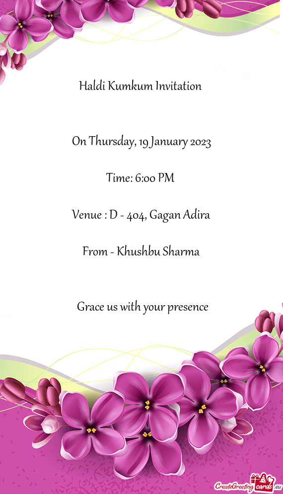 Gagan Adira From - Khushbu Sharma  Grace us with your presence