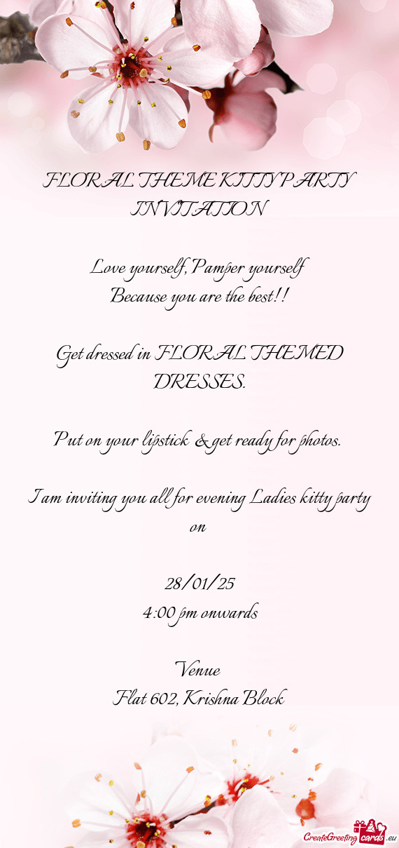 Get dressed in FLORAL THEMED DRESSES