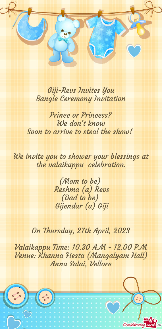 Giji-Revs Invites You