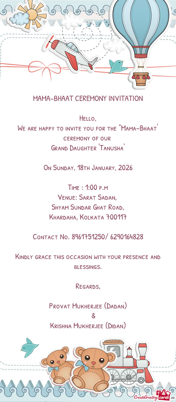 Grand Daughter "Tanusha"