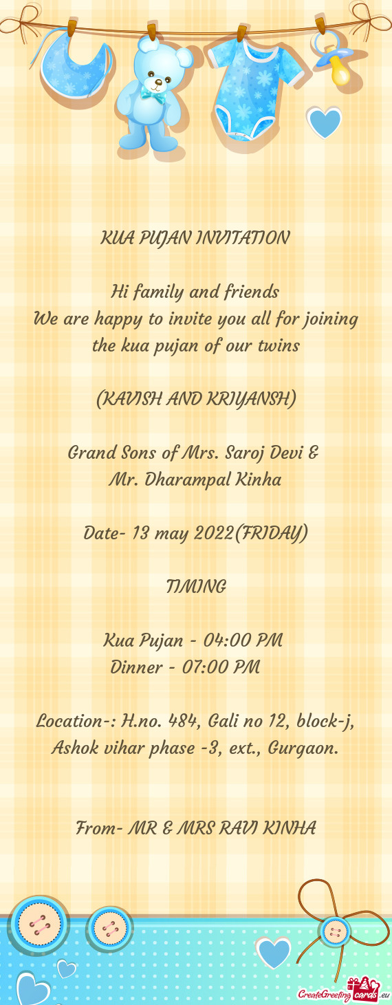 Grand Sons of Mrs. Saroj Devi &