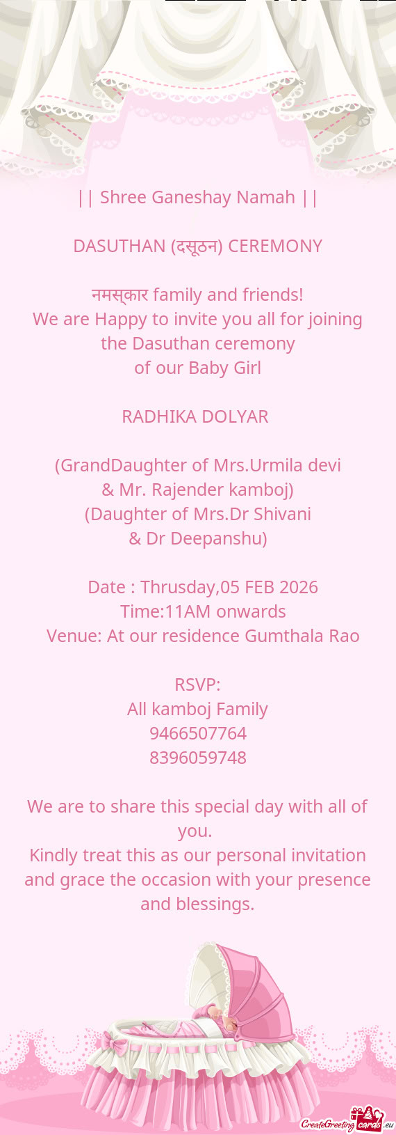 (GrandDaughter of Mrs.Urmila devi