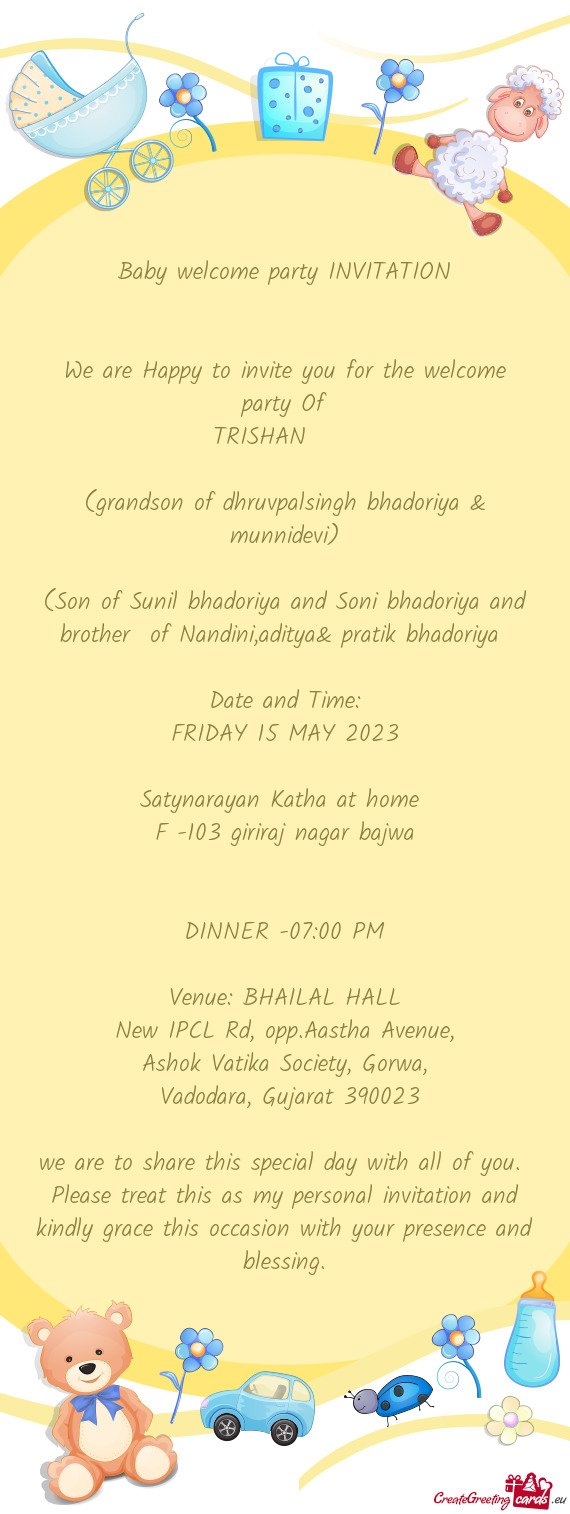 (grandson of dhruvpalsingh bhadoriya & munnidevi)