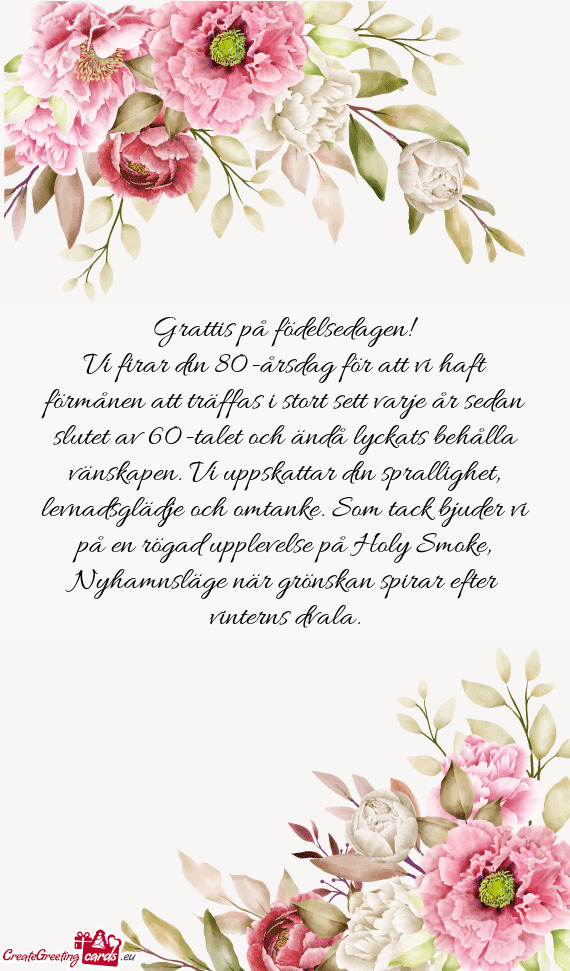 Grattis på födelsedagen