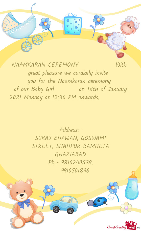 Great pleasure we cordially invite