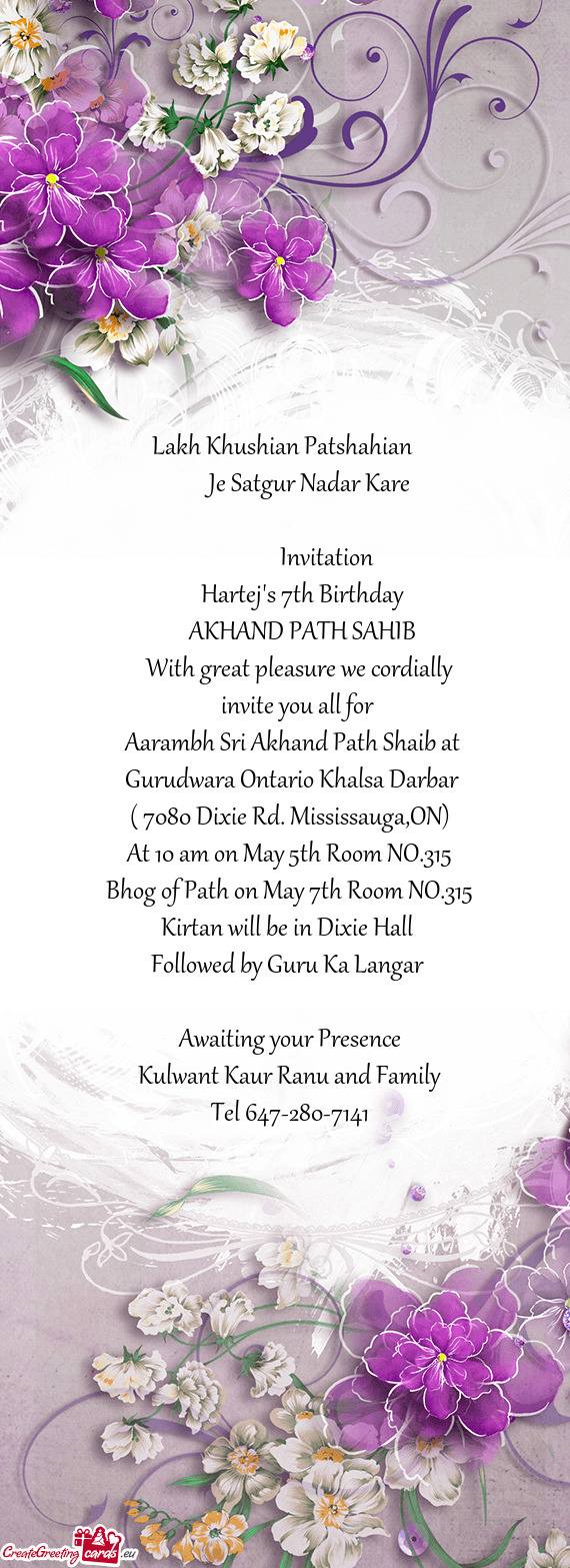 Gurudwara Ontario Khalsa Darbar