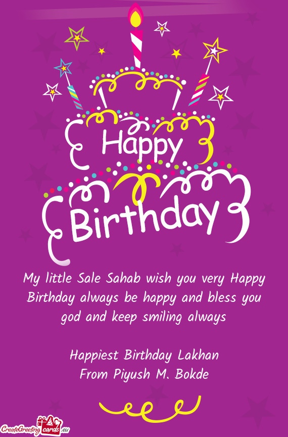 Happiest Birthday Lakhan