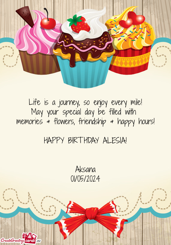 HAPPY BIRTHDAY ALESIA