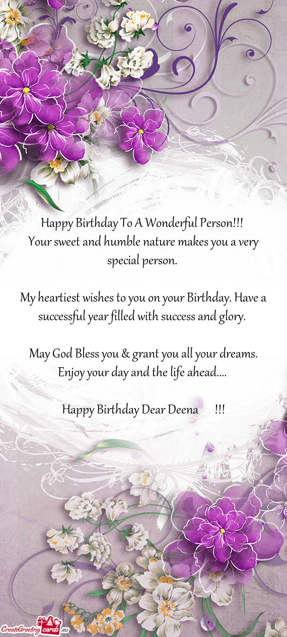 Happy Birthday Dear Deena ❤️