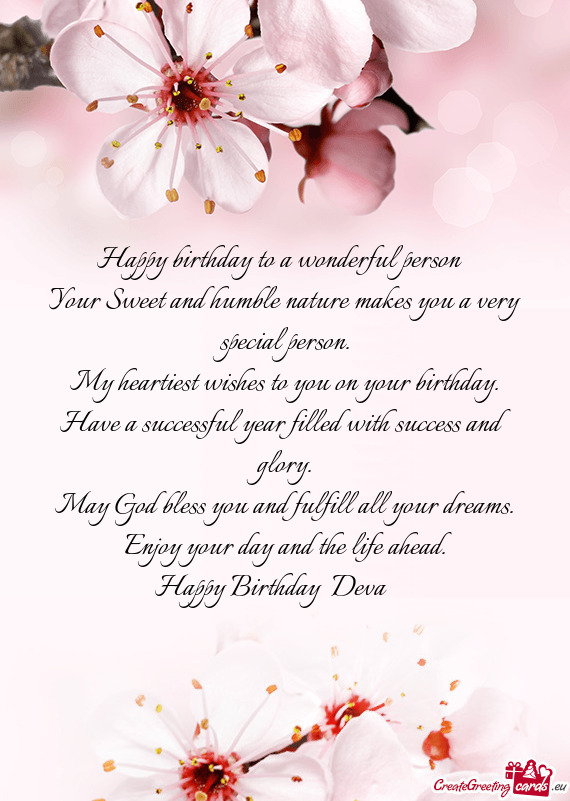 Happy Birthday Deva 😘🥂🍾✨