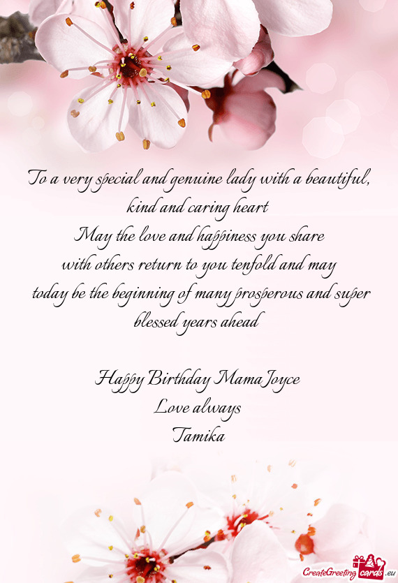 Happy Birthday Mama Joyce