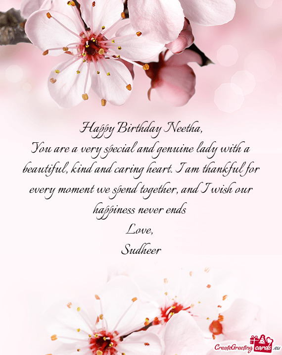 Happy Birthday Neetha