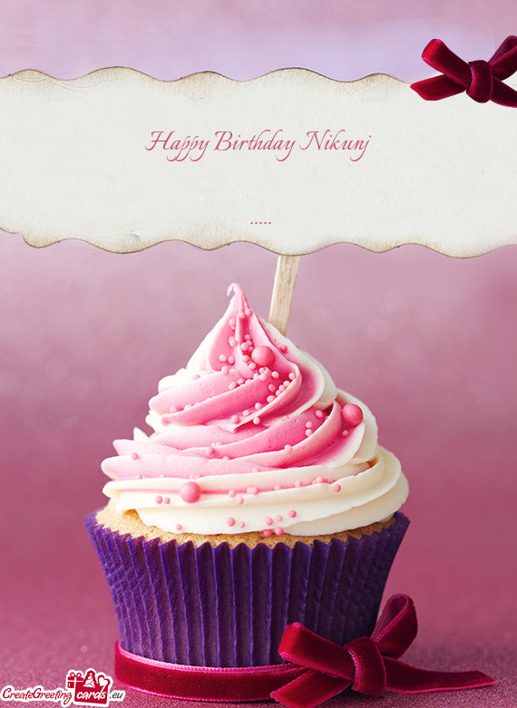 Happy Birthday Nikunj