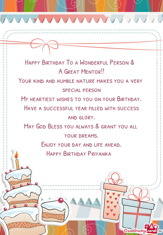 Happy Birthday Priyanka 🥳🥳