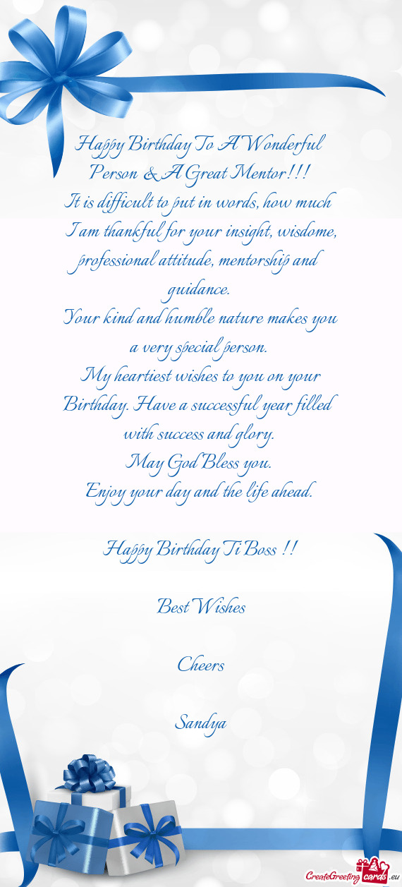 Happy Birthday Ti Boss