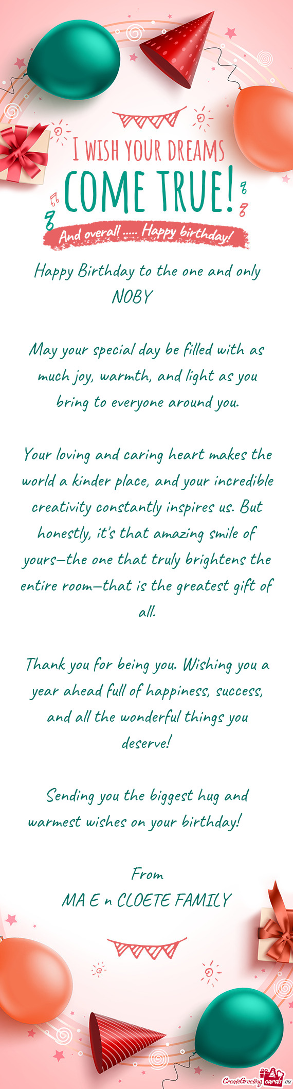 Happy Birthday to the one and only NOBY 🥳🎂