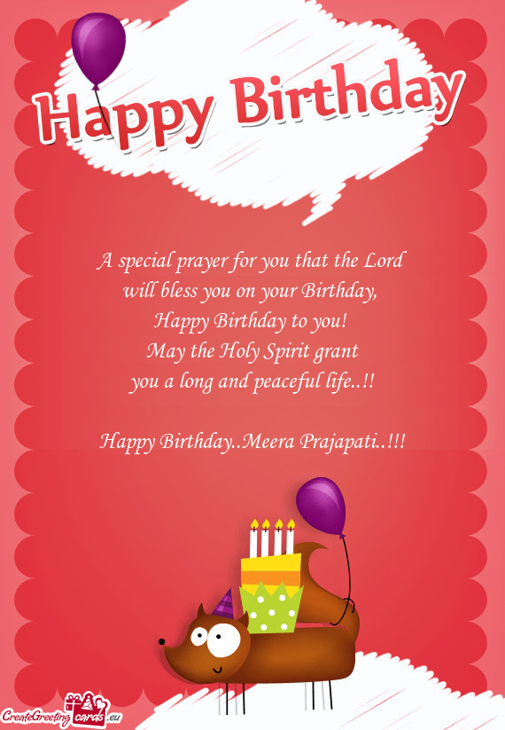 Happy Birthday..Meera Prajapati