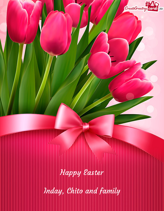 Happy Easter
 
 Inday