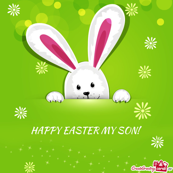 Happy easter to my son images